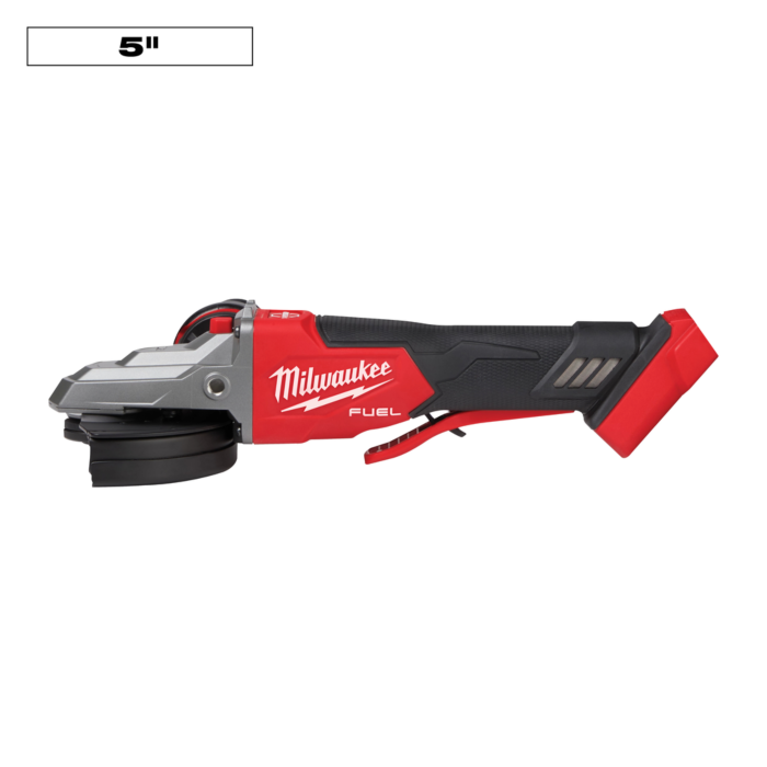 Milwaukee M18 FUEL™ 5" Flathead Braking Grinder, Paddle Switch No-Lock