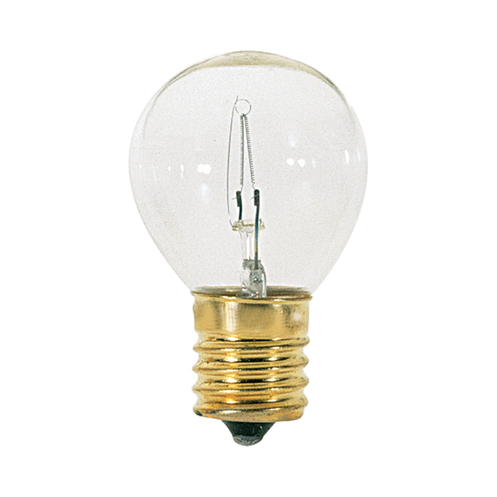 Satco 25 Watt - Incandescent - S11 - Clear - 1500 Average rated hours - 220 Lumens - Intermediate base - 120 Volt - Carded