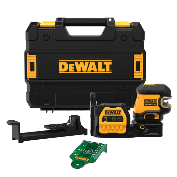 Dewalt DEWALT 20V MAX* Cordless Cross Line Green Laser Kit