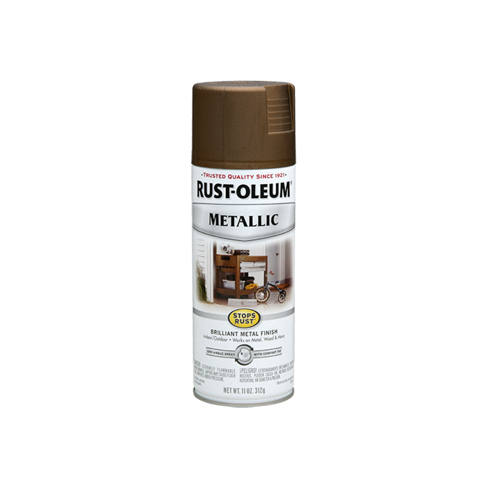 Rust-Oleum Metallic Spray Paint, Wood Spray Paint