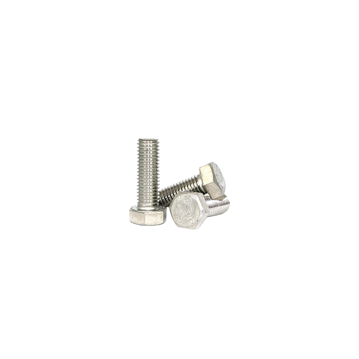 Hex Cap Screw, Coarse Thread, M12-1.75, 40mm Length, DIN 933, Stainless Steel A2