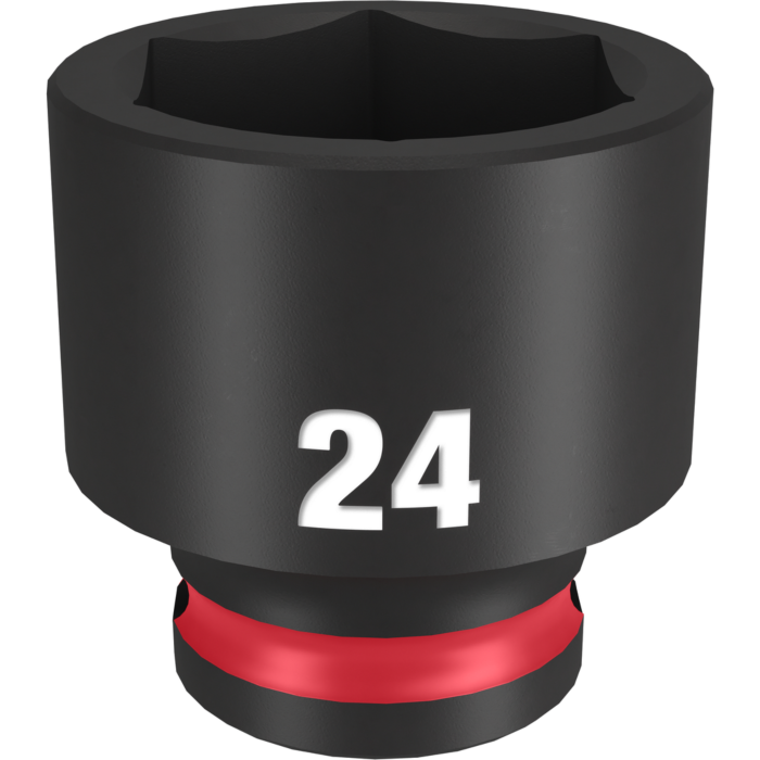 Milwaukee SHOCKWAVE™ Impact Duty 3/8" Drive 24MM Standard 6 Point Socket