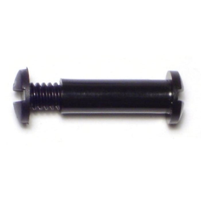 Post w/Scr Black, 3/4"