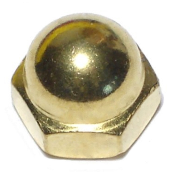 Acorn Cap Nut Br, 1/4-20