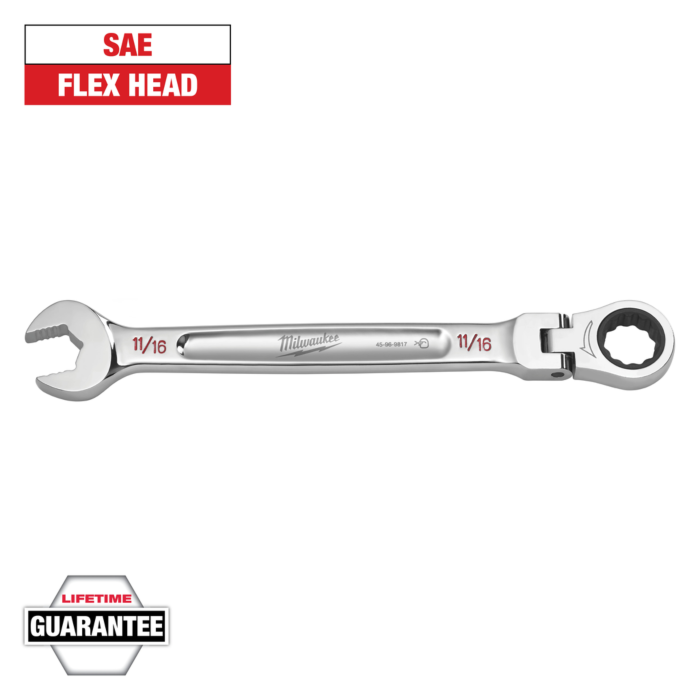Milwaukee 11/16" Flex Head Combination Wrench