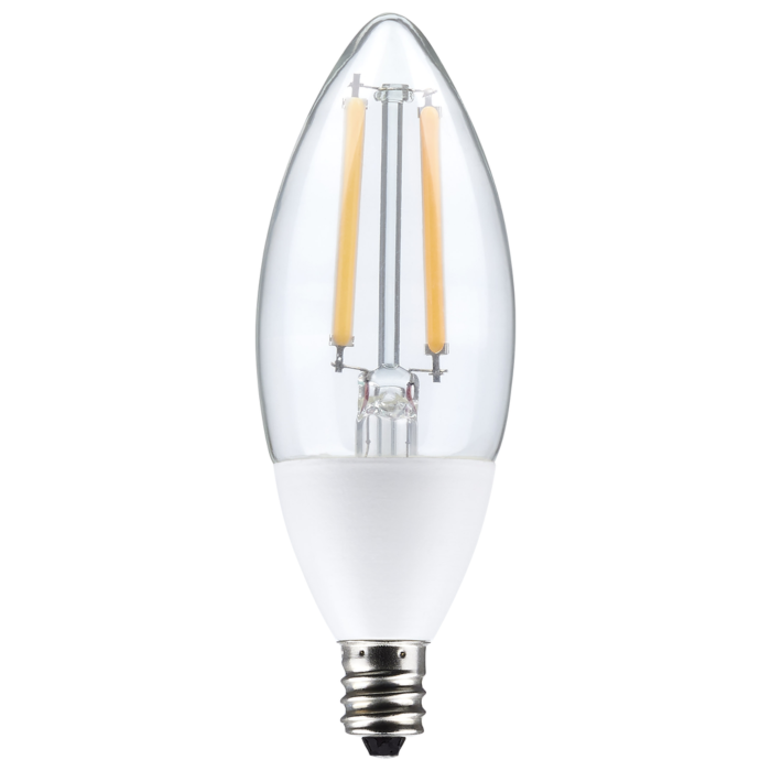 Satco 5 Watt B11 Dusk to Dawn LED Bulb - 5000K/120 Volt