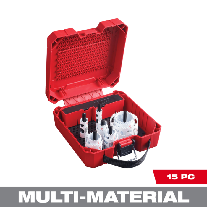 Milwaukee 15 PC HOLE DOZER™ with Carbide Teeth Hole Saw Kit