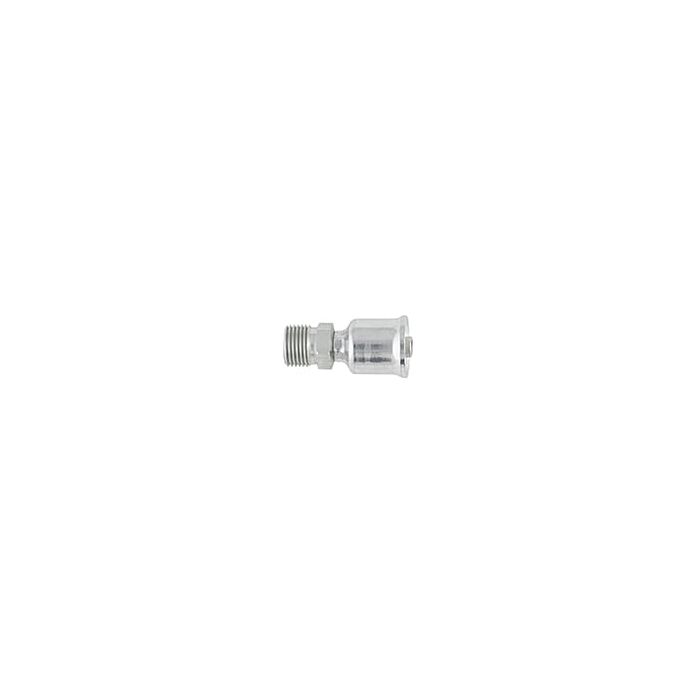 Parker Hannifin 3/8 in-18 Male NPTF Pipe Carbon Steel Rigid Hydraulic Hose End