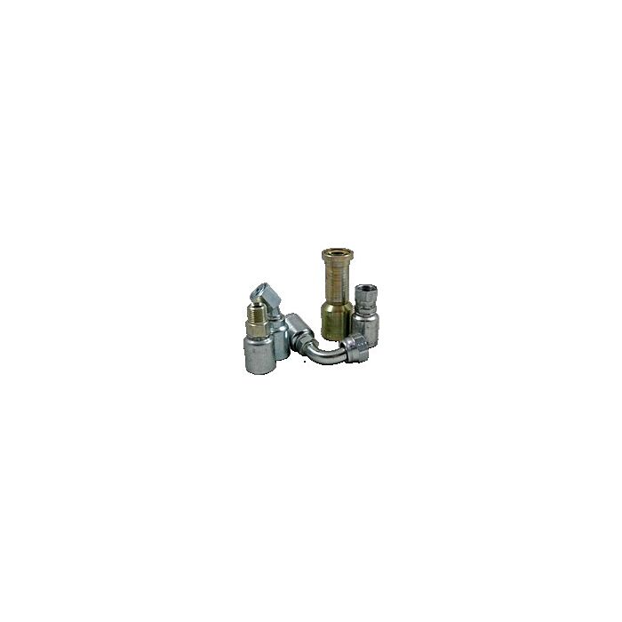 Parker 3/4 in-14 Male NPTF Pipe Carbon Steel Rigid Hydraulic Hose End