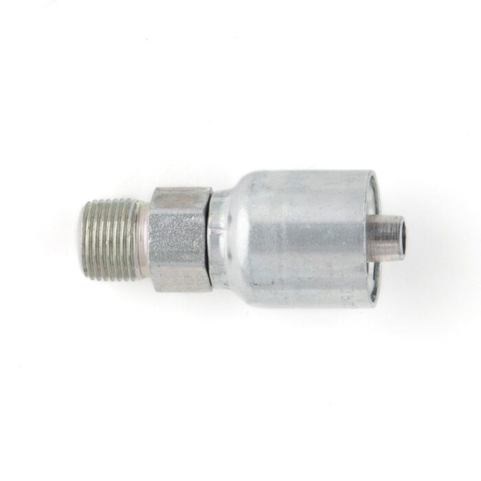 Parker 1 in-11.5 Male NPTF Pipe Carbon Steel Rigid Hydraulic Hose End