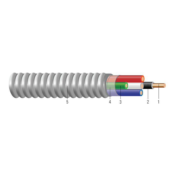 Southwire 10/2 MC Wire w/ grd - 25 ft
