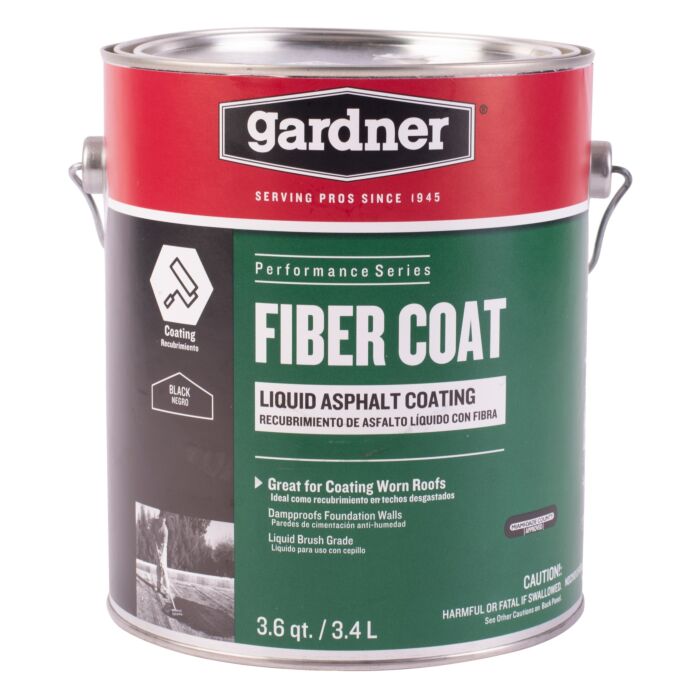 Black Jack Fibered Roof and Foundation Coating - 1 Gallon