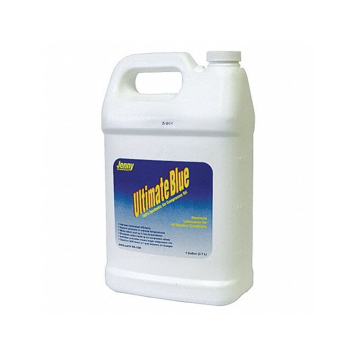 Jenny® Ultimate Blue 1 gal Bottle Compressor Pump Oil