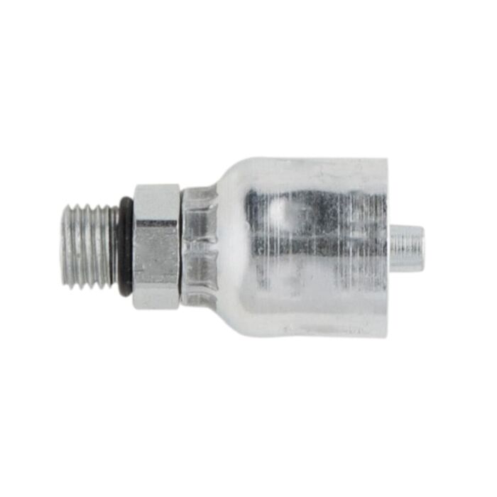 Parker 3/4 in-16 Male SAE Straight Thread with O-Ring Carbon Steel Rigid Hydraulic Hose End