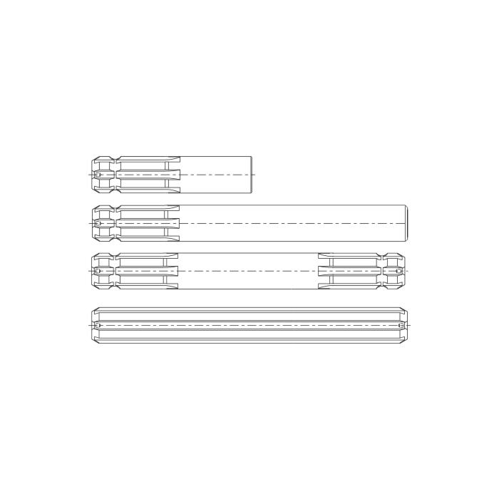 G&G Manufacturing Co Mild Steel Material 1-3/8 in x 21 in 6