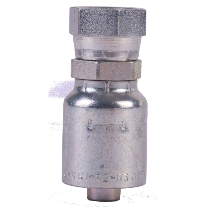 Parker 1/2 in-14 Female NPSM Carbon Steel Swivel Hydraulic Hose End