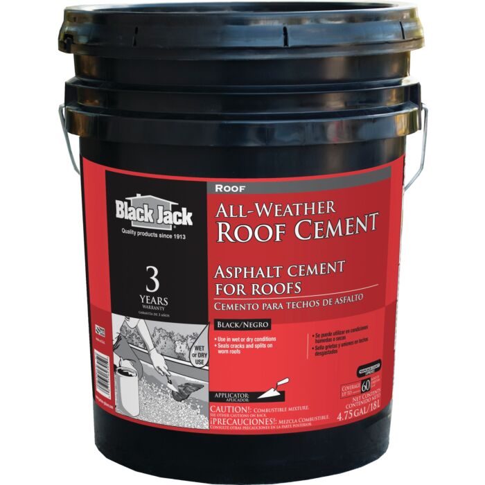 Black Jack All-Weather Roof Cement - 5 Gallon