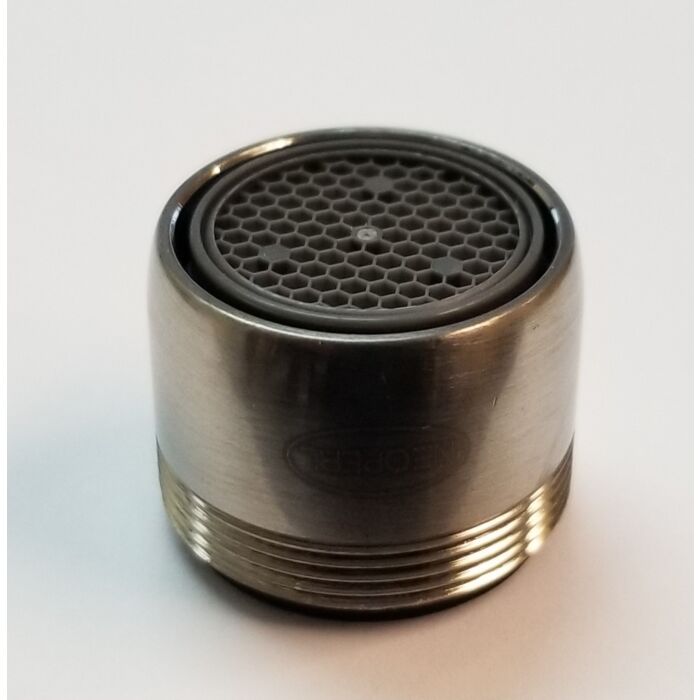 Neoperl 15/16 in-27 x 55/64 in 2.2 gpm Brushed Nickel Dual Thread Regular Aerator
