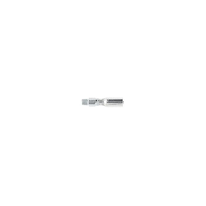 Parker 1/4 in-18 Male NPTF Pipe Carbon Steel Swivel Hydraulic Hose End