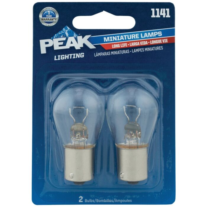 PEAK 12.8V Mini Incandescent Automotive Bulb (2pk)