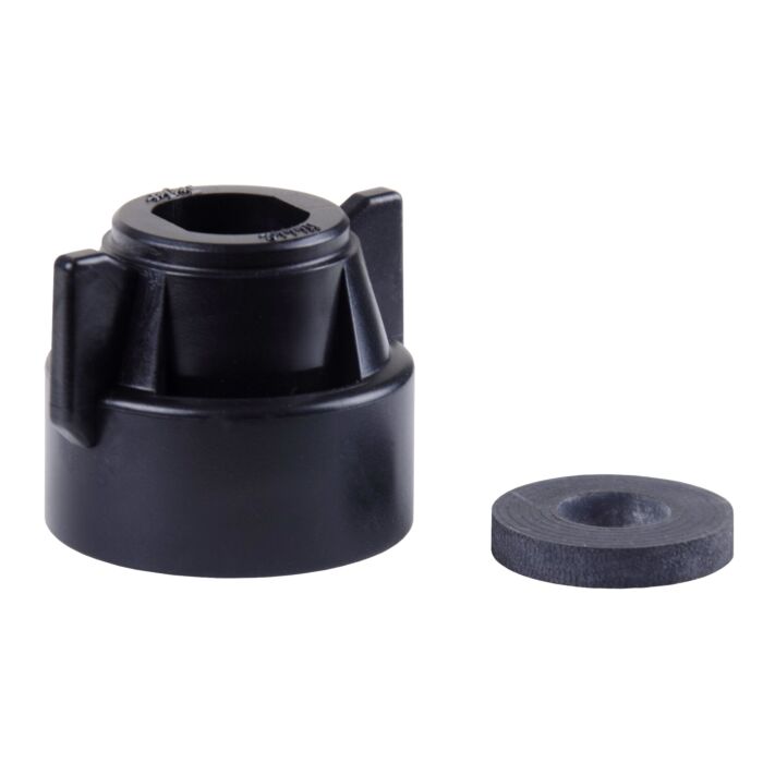 TeeJet QJ Fan Tip Cap & Gasket, Black