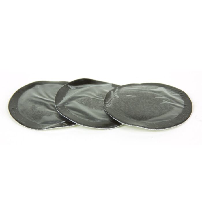Xtra Seal® 31 Inc Xtra Seal® 11-001 1-5/8 in Vulcanizing Gum Black Small Round Feather-Edge Tube Patch
