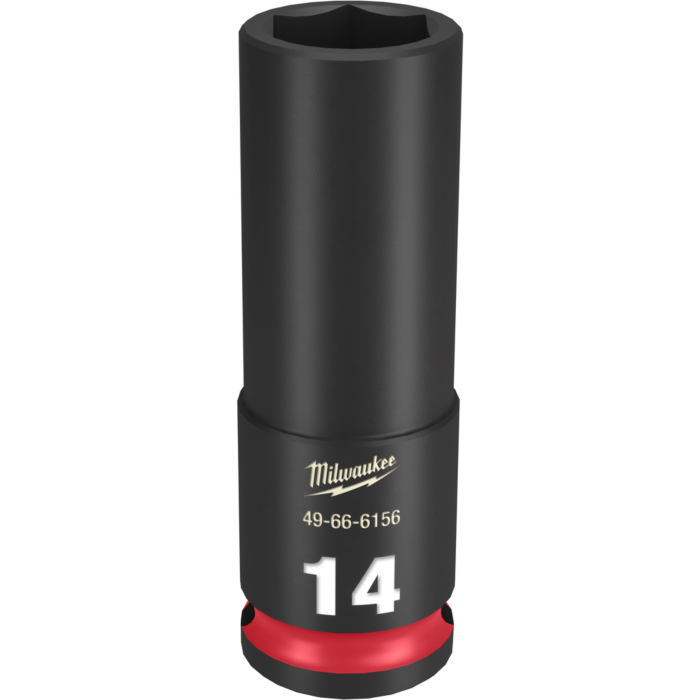 Milwaukee SHOCKWAVE™ Impact Duty 3/8" Drive 14MM Deep 6 Point Socket