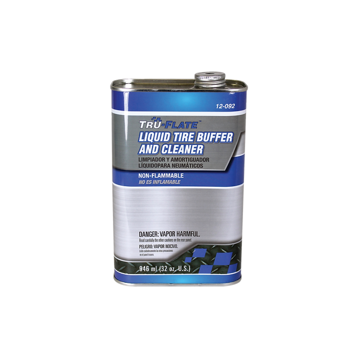 TRU-FLATE® 1 qt Can Non-Flammable Liquid Buffer Cleaner