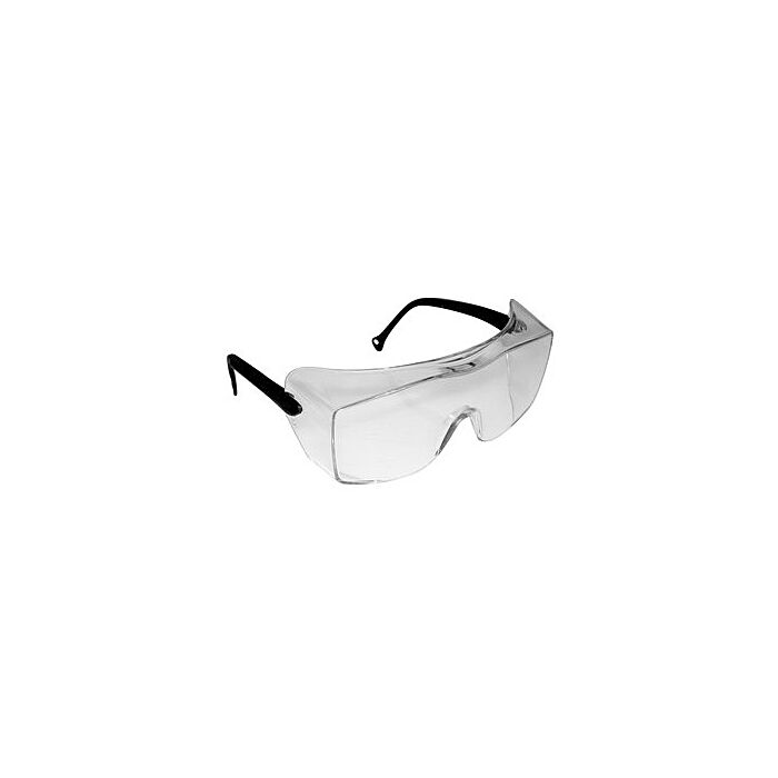 3M OX Protective Eyewear 12163-00000-20, Clear AF Lens, Black Secure Grip Temple