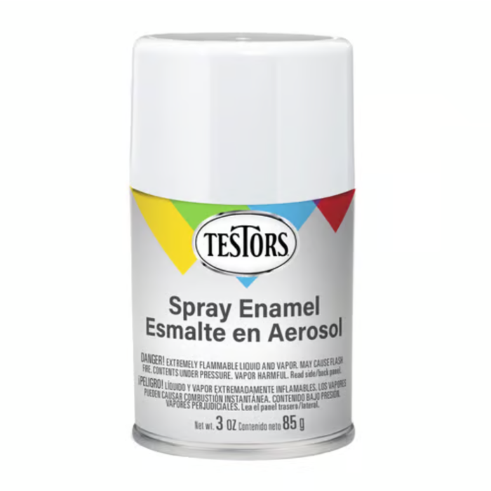 Rustoleum Testors Spray Enamel (Gloss - White) 3 oz