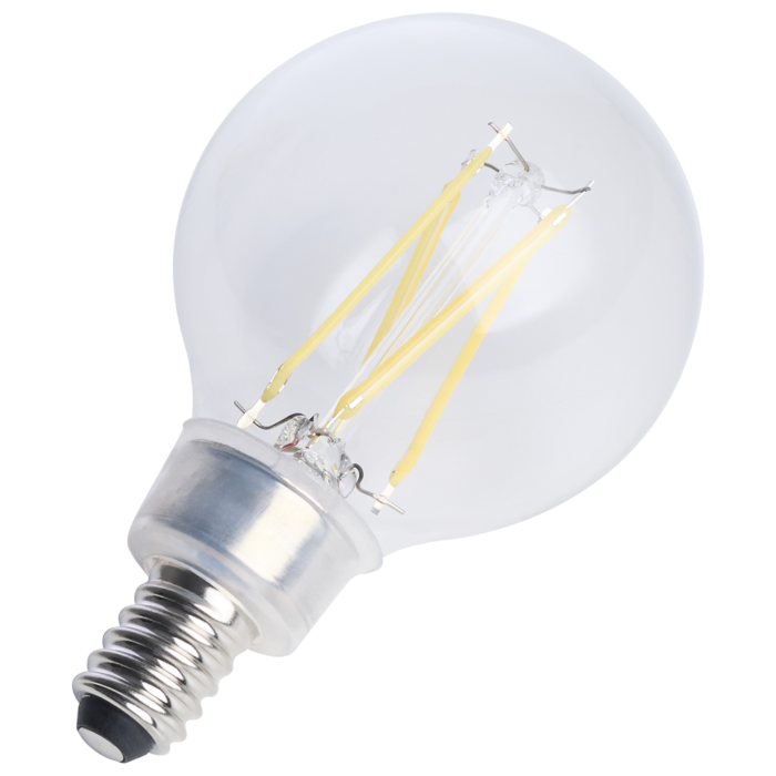 Satco 4 Watt G16.5 LED Filament - Clear - Candelabra base - 90 CRI - 2700K - 120 Volt