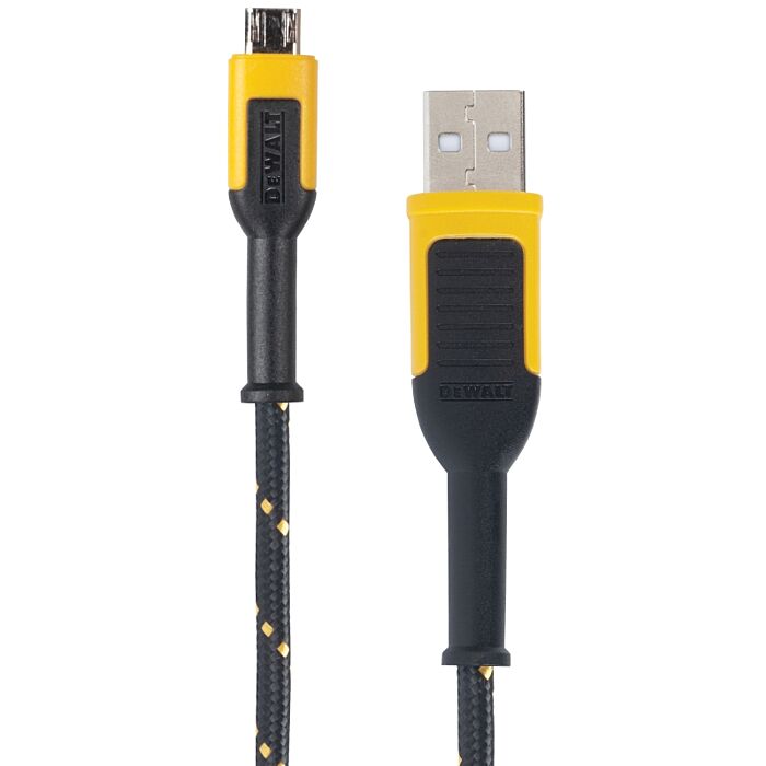 DEWALT Micro USB to USB Reinforced Cable - 6 ft