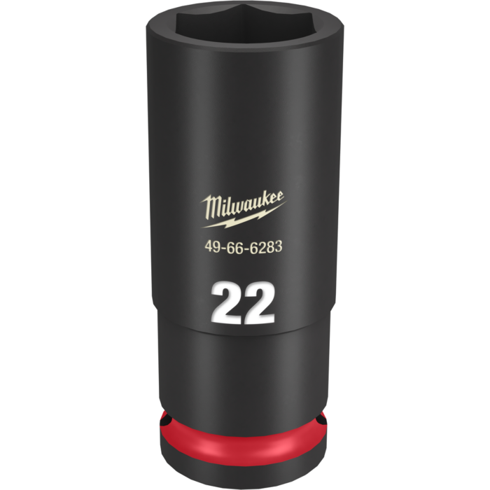Milwaukee SHOCKWAVE™ Impact Duty 1/2" Drive 22MM Deep 6 Point Socket