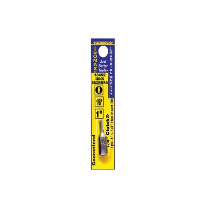 eazypower® 1/8 in Clutch 1 in Insert Bit