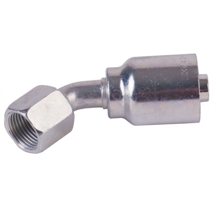 Parker 3/4 in-16 Female JIC Carbon Steel Swivel Short Drop Hydraulic Hose End