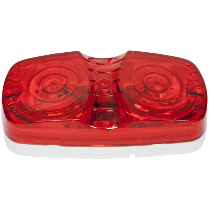 Peterson 12 V Incandescent Red Rectangular Clearance Light