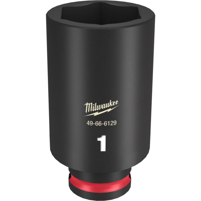 Milwaukee SHOCKWAVE™ Impact Duty 3/8" Drive 1" Deep 6 Point Socket