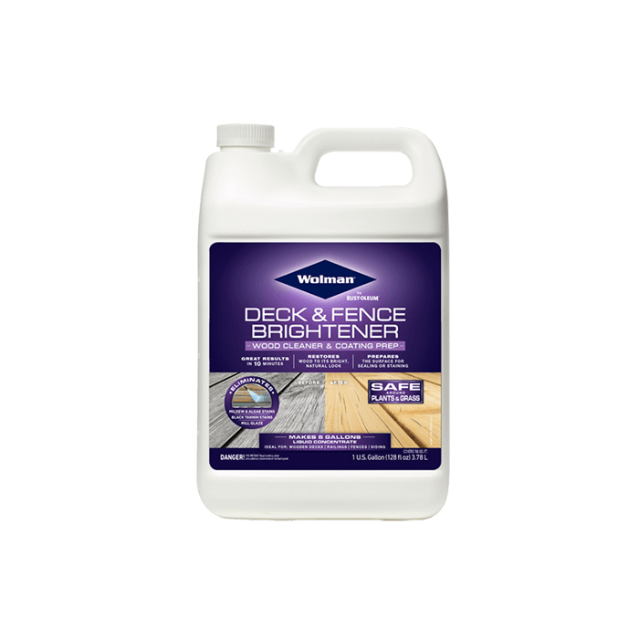 WOLMAN Wolman™ - Deck and Fence Brightener - 1 Gallon - Deck and Fence ...