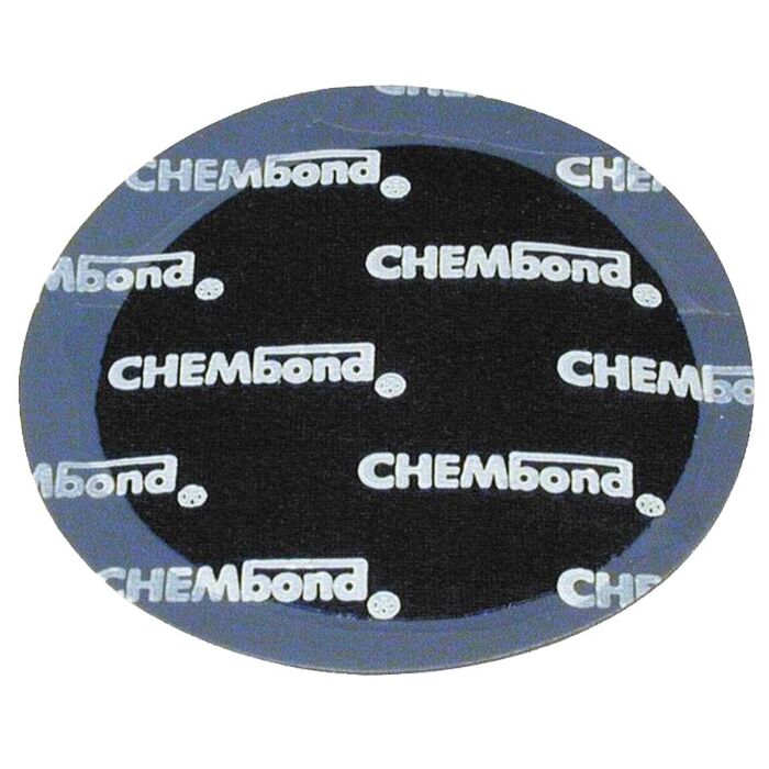 TRU-FLATE® Round Rubber Black Medium Tube patch