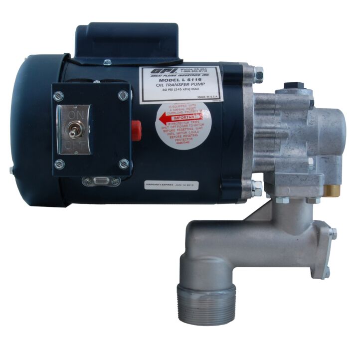 GPI® 3/4 in FNPT High Viscosity Oil Transfer Pump Rebuild Kit