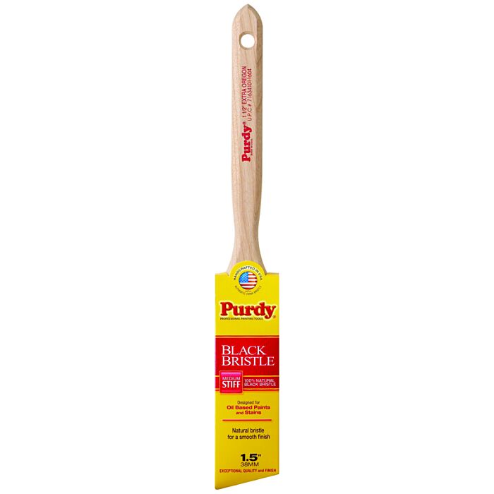 Purdy Black Bristle Extra Oregon 1-1/2 in. Angle Trim Brush