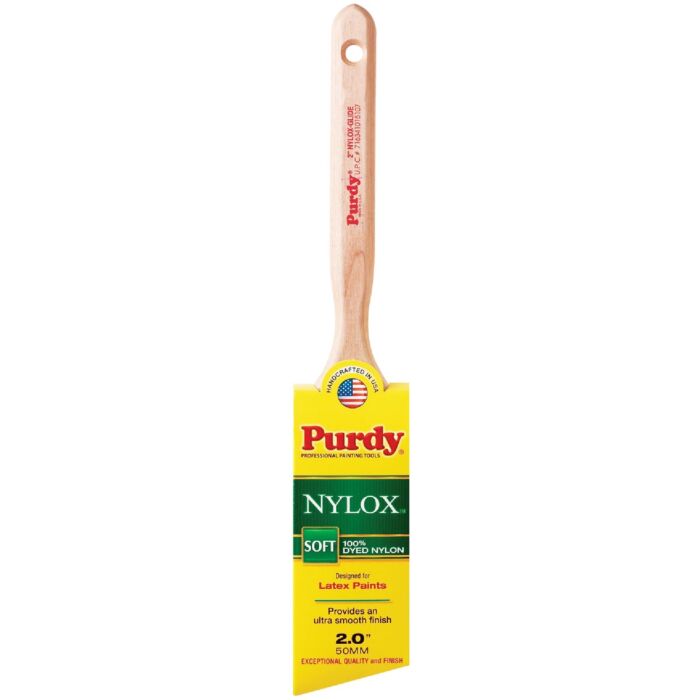 Purdy Nylox Glide 2 in. Soft Angle Trim Brush