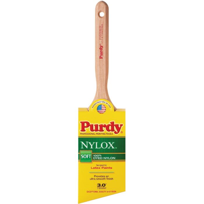 Purdy Nylox Glide 3 in. Soft Angle Trim Brush