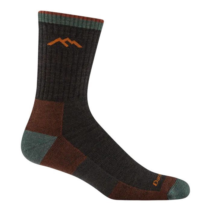 Darn Tough Hiker Micro Crew Midweight Socks (Walnut) L