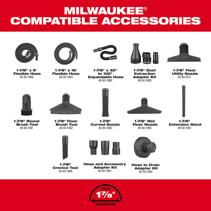 Milwaukee M18 FUEL™ 6 Gallon Wet/Dry Vacuum