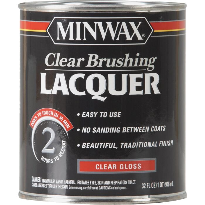 Minwax Brushing Lacquer (Clear Gloss) 1 qt