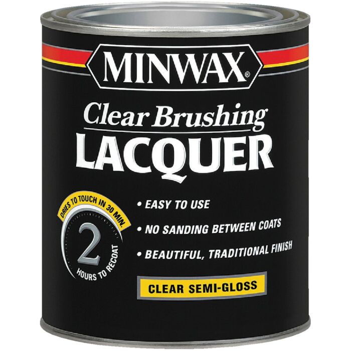 Minwax Brushing Lacquer (Clear Semi-Gloss) 1 qt