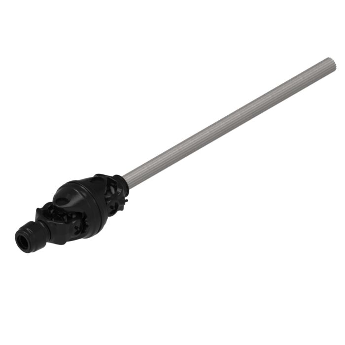 Weasler 4-80 series CV wide angle universal joint and shaft with 1 3/8-21 spline, auto-lok connection and 1 5/16-20 spline, telescoping connection