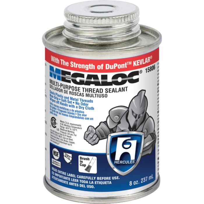 OATEY Hercules Megaloc® Multi-Purpose Thread Sealant - 8 oz