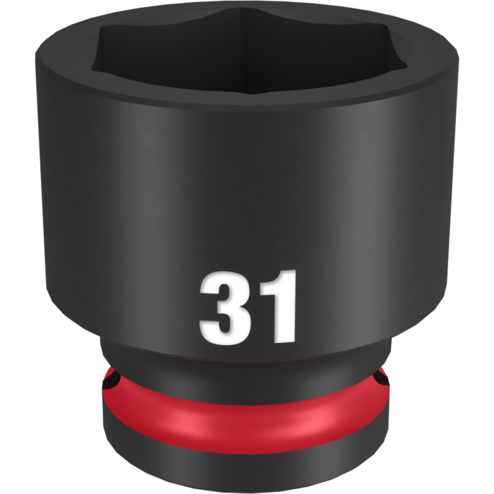 Milwaukee SHOCKWAVE™ Impact Duty 1/2" Drive 31MM Standard 6 Point Socket
